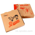 Las cajas de pizza personalizadas son imprimibles en varios tamaños